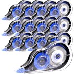 Lot de 12 rouleaux correcteurs souris, 5 mm x 12 m, souris correctrice, avec capuchon de protection, ...