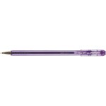 Lot de 12 stylos bille pointe mtal 0, 7 mm encre violet