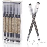Lot de 12 stylos roller a encre gel, stylos gel noire 0, 5 mm, s�chage rapide, pointe fine 0, 5 mm pour ...