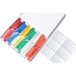 Lot de 120 porte - etiquettes en pvc - design incurv�, r�sistant a l'humidit� et durable pour une organisation ...