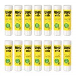Lot 14 b�tons de colle blanche uhu 40g
