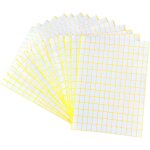Lot de 15 feuilles d'�tiquettes autocollantes blanches mates de 13 x 8 mm pour ecrire, etiquettes autocollante ...