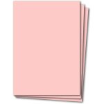 Lot de 150 feuilles de papier cartonn� din a4 - rose - 240 g / m - carton epais - 21, 0 x 29, 7 cm - ...