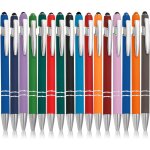 Lot de 16 stylo a bille, stylos a bille, stylet 2 en 1 stylos bille personnalis�s stylets r�tractables ...