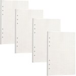 Lot de 180 feuilles de papier de recharge lign a6 rechargeables, 6 trous, papier de notes rechargeable, ...