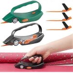 Lot de 2 coupe - papier cadeau avec 3 lames rempla�ables coupe - papier cadeau avec roulettes coupe - ...