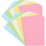 Lot de 2 feuilles de rechange lignes a5 pour classeur a 6 anneaux, journal intime, planificateur, perfor ...