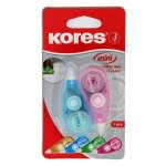 Lot de 2 mini souris de correction - 3 m x 4, 2 mm - kores