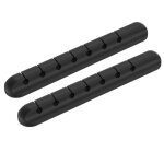 Lot de 2 pinces a c�ble en silicone, support de c�ble adh�sif, organisateur de c�bles, support de c�ble ...