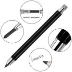 Lot de 2 porte - mines de 5, 6 mm, porte - mines automatique avec taille - crayon et recharge de mine ...