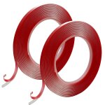 Lot de 2 rouleaux de ruban d'étanchéité en silicone - 10 m - 6 mm x 2 mm - non transparent - scellé - ... Lot de 2 rouleaux de ruban d'étanchéité en silicone - 10 m - 6 mm x 2 mm - non transparent - scellé - ...