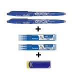 Lot de 2 stylos frixion ball bleu 0, 7mm + 1 gomme frixion + 2 recharges frixion ball bleu 0, 7 mm pilot ... Lot de 2 stylos frixion ball bleu 0, 7mm + 1 gomme frixion + 2 recharges frixion ball bleu 0, 7 mm pilot ...