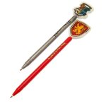 Lot de 2 stylos harry potter - gryffondor et poudlard