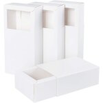 Lot de 20 botes a tiroirs en papier kraft 11. 3x8. 3x4. 5cm savon blanc bijoux bonbonnires petites ...