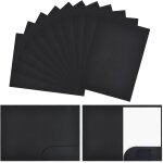 Lot de 20 chemise cartonn�e a4 avec rabat, 350gsm porte documents carton avec fentes, pochette de classement ...