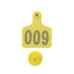Lot de 20 marqueurs auriculaires pour btail, etiquette de marquage au laser, tte en cuivre, boucles ...