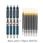 Lot de 20 stylos a bille spciaux pour mdecin, 0. 5mm, bleu fonc, kit de recharge, stylo gel pour ecriture ...