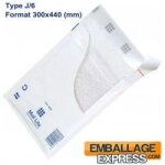 Lot de 200 - enveloppes a bulles type j / 6 - format 300x440 mm