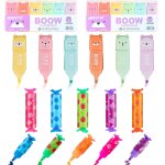 Lot de 22 surligneurs, couleurs vives, s�chage rapide, faciles a transporter, id�al pour ecole et bureau, ...