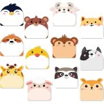 Lot de 24 notes autocollantes, petites notes autocollantes pour enfants, notes autocollantes, fournitures ...