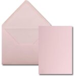 Lot de 25 cartes avec enveloppes - cartes simples au format a5 (14, 8 x 21 cm) - enveloppes au format ...