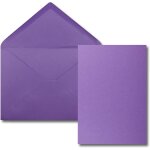 Lot de 25 cartes avec enveloppes - cartes simples au format a5 (14, 8 x 21 cm) - enveloppes au format ...