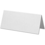Lot de 25 cartons de table - blanc floral (blanc) - 45 x 100 mm - cartes pliantes pour table festive ... Lot de 25 cartons de table - blanc floral (blanc) - 45 x 100 mm - cartes pliantes pour table festive ...