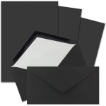 Lot de 25 enveloppes doubl�es de papier a lettre din a4 et dl avec doublure en soie blanche, collage ...