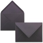 Lot de 25 enveloppes a lettre - aubergine - din c6 - 114 x 162 mm - enveloppes avec collage humide sans ...
