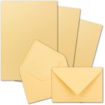 Lot de 25 feuilles de papier a lettre din a5 avec enveloppes c6 - toscane - collage humide (beige) - ... Lot de 25 feuilles de papier a lettre din a5 avec enveloppes c6 - toscane - collage humide (beige) - ...