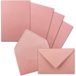 Lot de 25 feuilles de papier a lettre din a5 avec enveloppes c6, vieux rose, fermeture adhésive (rose), ... Lot de 25 feuilles de papier a lettre din a5 avec enveloppes c6, vieux rose, fermeture adhésive (rose), ...