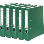 Lot de 3 ou 5 classeurs en plastique polypropylne 5er pack schmal vert