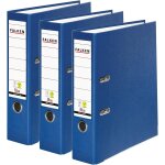 Lot de 3 classeurs en plastique polypropylne de couleur vgtalienne de 8 cm de large, format din a4, ...