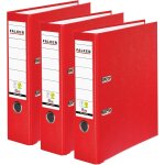 Lot de 3 classeurs en polypropylène de couleur polypropylène rouge largeur 8 cm format a4 classeur a ... Lot de 3 classeurs en polypropylène de couleur polypropylène rouge largeur 8 cm format a4 classeur a ...