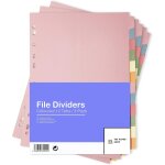 [lot de 3] intercalaires classeur a4 12 onglets intercalaires classeur a4 12 positions multi - trous ...