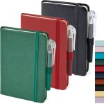 Lot de 3 petits carnets de notes de poche pour homme et femme, petit bloc - notes a6 en cuir 9, 4 x 14, ...