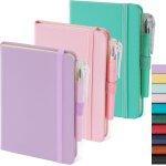 Lot de 3 petits carnets de notes avec stylo, format a6, mini bloc - notes de poche pour femme / homme, ...