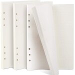 Lot de 3 recharge papier a5 6 trous papier de recharges pointill feuillets mobiles pour a5 carnet journal ...