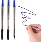 Lot de 3 recharges pour stylo roller parker quink - pointe moyenne (0, 7 mm) - pour une ecriture fluide ...