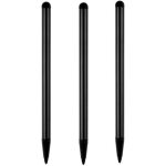 Lot de 3 stylets noirs pour ecran tactile, stylet de haute précision pour tous les stylos universels ... Lot de 3 stylets noirs pour ecran tactile, stylet de haute précision pour tous les stylos universels ...