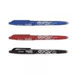 Lot de 3 stylos frixion ball pointe moyenne 0. 7mm bleu rouge noir pilot