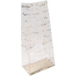 Lot de 30 sachets a fond bloc impression en film dor emballage cadeau elgant sacs a biscuits qualit ...