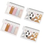 Lot de 300 marque - pages autocollants pour marquer et surligner les pattes de chat mignonnes