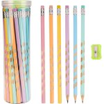 (lot de 36 crayon gris hb grip avec etui & taille crayon - crayon gomme graphite pour l¿ecriture, dessin ... (lot de 36 crayon gris hb grip avec etui & taille crayon - crayon gomme graphite pour l¿ecriture, dessin ...
