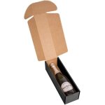 Lot de 4 botes cadeau pour 1 bouteille bote en carton pour champagne ou champagne de couleur noire ...