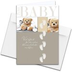Lot de 4 cartes de v?ux, taille xxl, pour la naissance de bébé, format a4, grandes, avec grande enveloppe ... Lot de 4 cartes de v?ux, taille xxl, pour la naissance de bébé, format a4, grandes, avec grande enveloppe ...