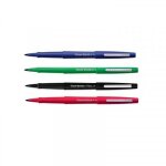Lot de 4 feutres pointe en nylon papermate flair pointe moyenne assortiment