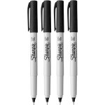 Lot de 4 marqueurs permanents a pointe ultra fine � encre noire