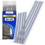 Lot de 4 pi�ces mastic colle de fixation 80 cm pour plaque de cuisson electrique -