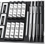 Lot de 4 porte - mines en métal avec etui, 0, 5 mm et 0, 7 mm, 8 tubes (480 pièces) mine hb, 3 gommes, ... Lot de 4 porte - mines en métal avec etui, 0, 5 mm et 0, 7 mm, 8 tubes (480 pièces) mine hb, 3 gommes, ...